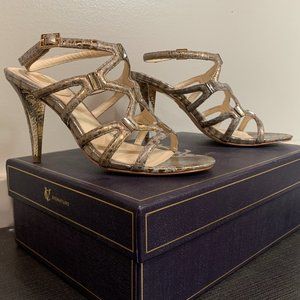 VC Signature VI Vogue Snake print sandal